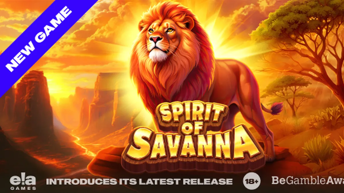 Pemandangan alam liar di slot Spirit of Savanna