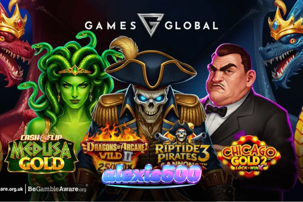 Tampilan visual bertema bajak laut dan petualangan dalam slot terbaru Games Global